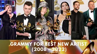 GRAMMY BEST NEW ARTIST SINCE 2008