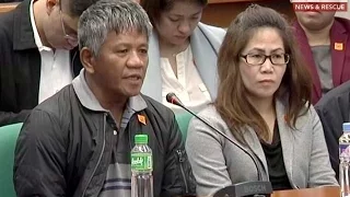 Pagbibigay ng testimonya ni Edgar Matobato, pag-uusapan pa ng mga senador kung itutuloy