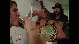 Triple H celebrates another WWF Championship. D-Generation X present epic film: "Have a Bad Day".