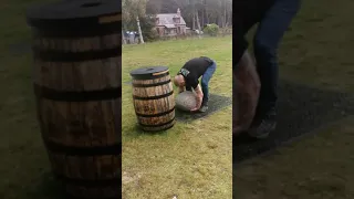 Failed attempt at the Inver Stone (118Kg)