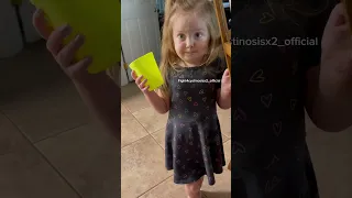 “It just fell right out!!” 😂😂😂 #funny #family #funny video #kids #parenting #cleaning