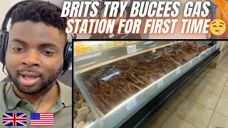 Brit Reacts To BRITS TRY BUCEES GAS STATION FOR THE FIRST TIME!