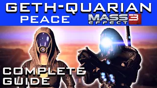Mass Effect 3 - How to Save the Geth and Quarians with Peace (STEP-BY-STEP GUIDE)