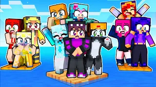 ¡10 CHICAS vs 1 CHICO en UN BOTE en MINECRAFT! 😱💥FranciscoGames