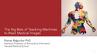 AIMI Seminar | Pranav Rajpurkar - Big Bets of Teaching Machines to Read Medical Images