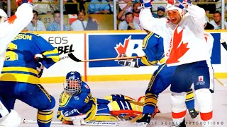 Канада - Швеция Полуфинал Кубка Канады 1991 Обзор Матча ᴴᴰ