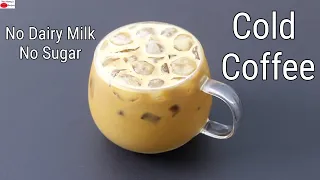 Cold Coffee Recipe - How To Make Iced Coffee - No Sugar - No Dairy Milk - Thyroid - PCOS Weight Loss