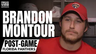 Brandon Montour Reacts to Florida Panthers EPIC Upset vs. Boston Bruins & Explains Confidence