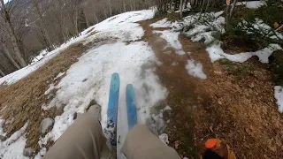 A Lap Down Hillman's Highway and the Sherburne Ski Trail (04/18/24)