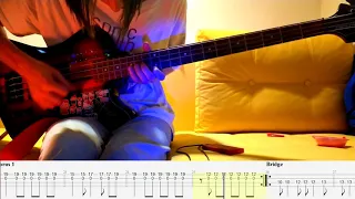 She's Lost Control — Joy Division — Bass cover with tabs (4k)