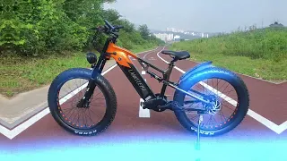 LANKELEISI RV800 Electric Bike 26*4.0'' Fat Tire 750W Bafang Motor 48V 20Ah Battery Electric Bicycle