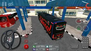 Indonesia bus game with national travels.  Bus wala game. #bussidmods