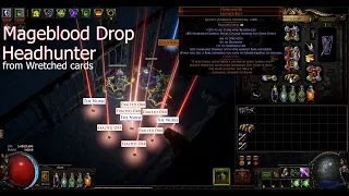 Path of Exile MF LA Tower Nurse Card Farming Setup, Mageblood Drop Scourge League 3.16