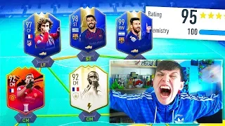 TOTS MESSI!! - 195 RATED LA LIGA FUT DRAFT!! (FIFA 19)