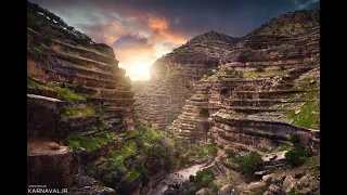 Nature of Iran Lorestan -Relaxing nature video with sound and music-travel to iran-Nature Video-2021