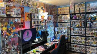 COLLECTION ROOM TOUR UPDATED 2023 | FUNKO POPS | FIGURES | ANIME PRINTS | MAN CAVE TOUR