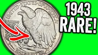 EXTREMELY VALUABLE HALF DOLLAR COINS WORTH MONEY - 1943 WALKING LIBERTY HALF DOLLAR VALUE