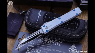 Marfione Custom Ultratech Stainless OTF Switchblade Warhound Mirror Polish