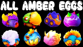 ALL AMBER EGGS | My Singing Monsters | MonsterBox in Incredibox
