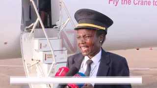 Uganda Airlines female staff urge more women to join aviation industry