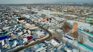 Кинель с высоты птичьего полета Южная сторона