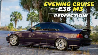 Taking My Techno Violet E36 M3 for a Sunset Drive