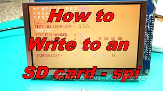Writing To an SD Card with SPI, Data Logger to SD Card. Programmed in C