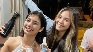 Janella Salvador at Jane De Leon nag Arm Wrestling