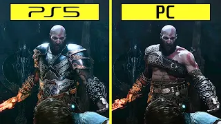 God of War Ragnarok PS5 vs PC Early Graphics Comparison