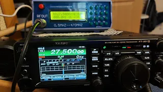 Проверка чувствительности по приёму трансивера  Yaesu ft - 991a