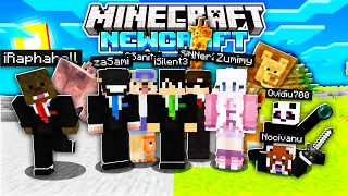 O NOUA SERIE de MINECRAFT cu YOUTUBERII ! NEWCRAFT