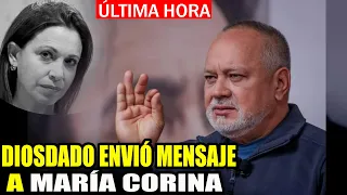 🔴 👉 👉  Diosdado Cabello Le ENVIÓ Un MENSAJE A María Corina ENTERATE 👯