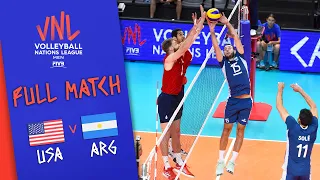 USA 🆚 Argentina - Full Match | Men’s Volleyball Nations League 2019