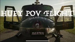 UH-1B Huey N98F Startup | POV Flight | Comms