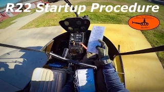 Robinson R22 Startup Procedure