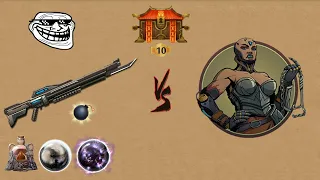 Shadow Fight 2 || Plasma Rifle vs SATURN BOSS 「iOS/Android Gameplay」