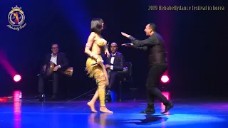 2019 Hebabellydance festival  with Sahar Samara and Ragaey Hussein  in Korea