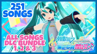 [25/08/2022] All Songs Project DIVA MegaMix + DLC Bundle 1, 2 & 3 (251 Songs)