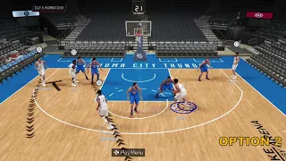 CUT 5 HORNS DIVE - NBA 2K21 Thunder Playbook