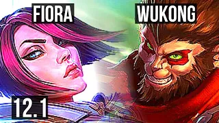 FIORA vs WUKONG (TOP) | 3/1/8, 400+ games, 800K mastery | BR Diamond | 12.1