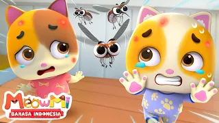 Aku Benci Nyamuk Jahat! | Nyamuk Jahat | Lagu Kebiasaan Baik | MeowMi Family Show Bahasa Indonesia