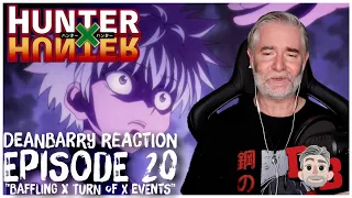 Hunter x Hunter (Exam Arc) - Episode 20 "Baffling x Turn Of x Events" REACTION