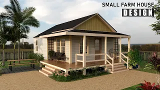 Simple & Beautiful Farm House Design | 20X26ft (6X8m) with 2 Bedrooms | 520Sqft (48Sqm)