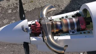 This gas-turbine engine has insane power