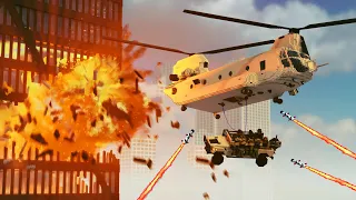 Realistic Helicopter Shootdowns & Crashes 😱 Teardown