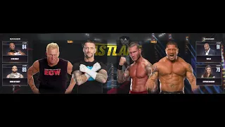 CM Punk, Sandman vs Randy Orton, Batista | Team ECW vs Evolution | Greatest Match Ever | No DQ | 2K