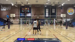 League Game2 vs Homestead set1(25-18)