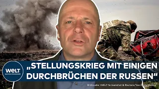 PUTINS KRIEG: Russen preschen weiter vor! An diesen Orten im Donbass konzentriert sich der Kampf