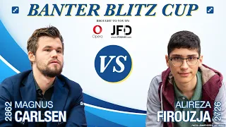 World Chess Champion Magnus Carlsen vs. GM Alireza Firouzja | Banter Blitz Cup