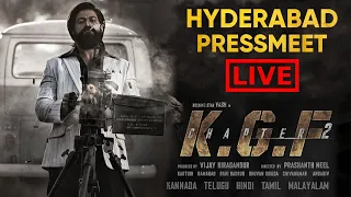 KGF Chapter 2 Hyderabad Press Meet Live | Yash | Sanjay Dutt | Srinidhi Shetty | Kannada Pichhar